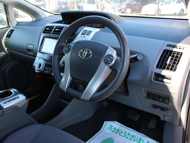 プリウスアルファ Ｓ　社外エアロ・メモリーナビ・バックカメラ・フルセグ・Ｂｌｕｅｔｏｏｔｈ接続・スマートキー・プッシュスタート・ＥＴＣ・社外１８インチＡＷ・フォグランプ・ウインカーミラー・オートエアコン・ドアバイザー（38枚目）