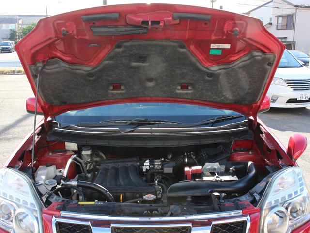 エクストレイル ２０Ｘｔ　後期型・ハイパールーフレール・インテリキー・カプロンシート・全席シートヒーター・ＥＴＣ・ＨＩＤヘッドライト・フォグランプ・純正１８インチＡＷ・電動格納ミラー・オートエアコン・ドアバイザー（29枚目）