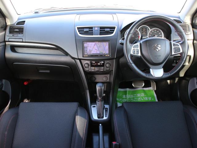 スイフトスポーツ ベースグレード　純正エアロ・メモリーナビ・フルセグ・ＥＴＣ・Ｂｌｕｅｔｏｏｔｈ接続・クルーズコントロール・スマートキー・プッシュスタート・パドルシフト・ドライブレコーダー・ＨＩＤヘッドライト・純正１７インチＡＷ（4枚目）