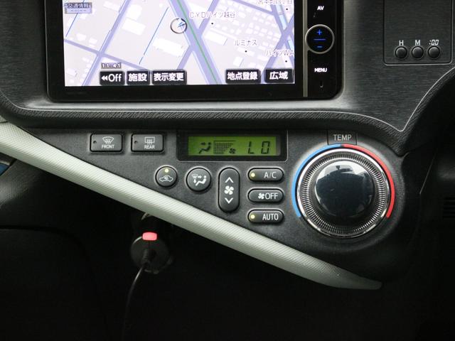 アクア S 純正OPナビ・バックカメラ・スマートキー・フルセグ・Bluetooth接続・ETC・プッシュスタート・ブリヂストン15インチAW・ウインカーミラー・オートエアコン・ドアバイザー(15枚目)
