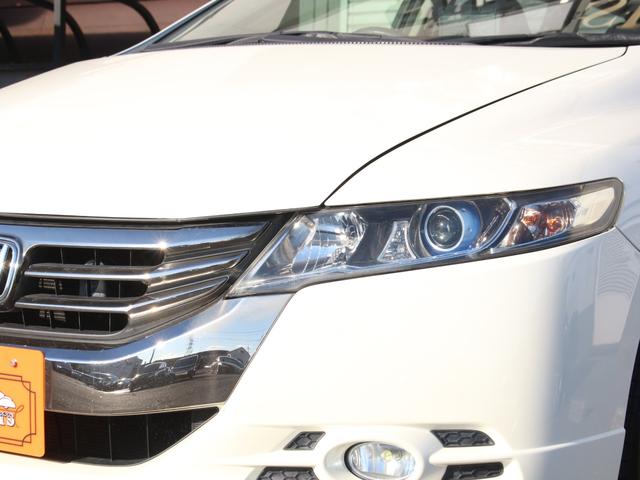 オデッセイ アブソルート　後期型・ＨＤＤナビ・フルセグ・バックカメラ・Ｂｌｕｅｔｏｏｔｈ接続・ハーフレザーシート・ＥＴＣ・クルーズコントロール・パドルシフト・ＨＩＤヘッドライト・フォグランプ・純正１８ｉｎＡＷ・ウインカーミラー（20枚目）