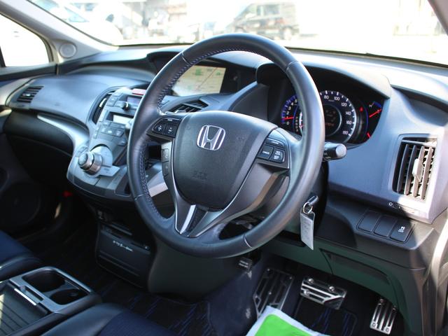 オデッセイ アブソルート　純正ナビ・ハーフレザーシート・後席モニター・フルセグ・バックカメラ・クルーズコントロール・ＥＴＣ・キーレス・ＨＩＤヘッドライト・フォグランプ・パドルシフト・純正１８インチＡＷ・ウインカーミラー・ＡＡＣ（37枚目）