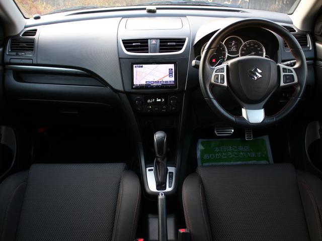 スイフトスポーツ ベースグレード 純正OPエアロ・メモリナビ・Bluetooth接続・フルセグ・ETC・クルーズコントロール・パドルシフト・スマートキー・プッシュスタート・HIDヘッドライト・フォグランプ・純正AW・ウインカーミラー(4枚目)