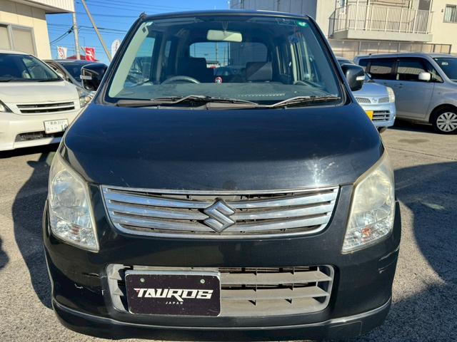 ワゴンＲ ＦＸリミテッド　ナビ／テレビ／ＥＴＣ／スマートプッシュスタート／電格ミラー／レベライザー／パワーウィンドウ／パワーステアリング／シガーソケット／スマートキー／エアバック／純正アルミホイール（7枚目）