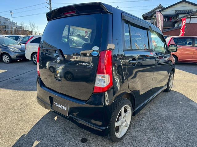 ワゴンＲ ＦＸリミテッド　ナビ／テレビ／ＥＴＣ／スマートプッシュスタート／電格ミラー／レベライザー／パワーウィンドウ／パワーステアリング／シガーソケット／スマートキー／エアバック／純正アルミホイール（10枚目）