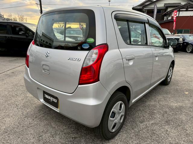 アルト F 社外ナビ/ワンセグTV/マニュアルエアコン/LEDヘッドライト/ETC/スマートキー/ユーザー買取車両/パワーウインドウ/運転席助手席エアバック/ドリンクホルダー/ベンチシート(9枚目)