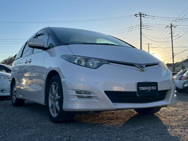 エスティマ ２．４アエラス　Ｇエディション　ナビ／テレビ／ＥＴＣ／両側電動スライドドア／スマートプッシュスタート／オートライト／電格ミラー／パワーウィンドウ／パワーステアリング／シシガーソケット／純正アルミホイール（7枚目）