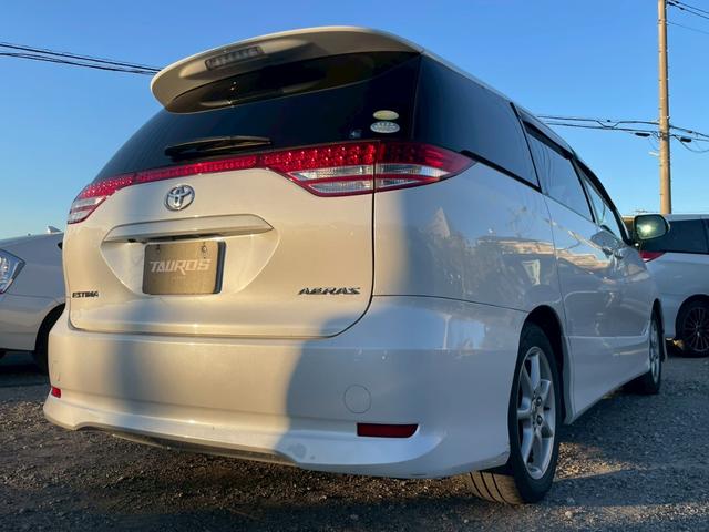 エスティマ ２．４アエラス　Ｇエディション　ナビ／テレビ／ＥＴＣ／両側電動スライドドア／スマートプッシュスタート／オートライト／電格ミラー／パワーウィンドウ／パワーステアリング／シシガーソケット／純正アルミホイール（9枚目）