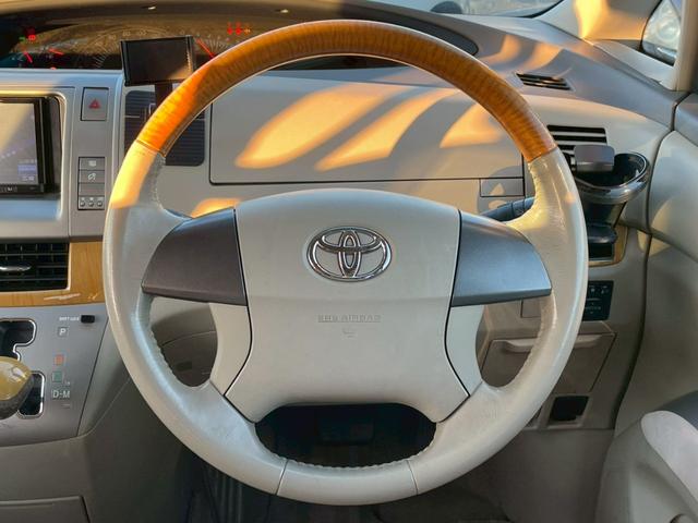 エスティマ ２．４アエラス　Ｇエディション　ナビ／テレビ／ＥＴＣ／両側電動スライドドア／スマートプッシュスタート／オートライト／電格ミラー／パワーウィンドウ／パワーステアリング／シシガーソケット／純正アルミホイール（35枚目）