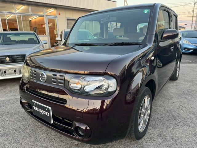 キューブ １５Ｘ　ナビ／テレビ／Ｂｌｕｅｔｏｏｔｈ／デジタルインナーミラー／ＥＴＣ／マニュアルエアコン／シガーソケット／電格ミラー／レベライザー／パワーウィンドウ／パワーステアリング／社外アルミホイール（5枚目）