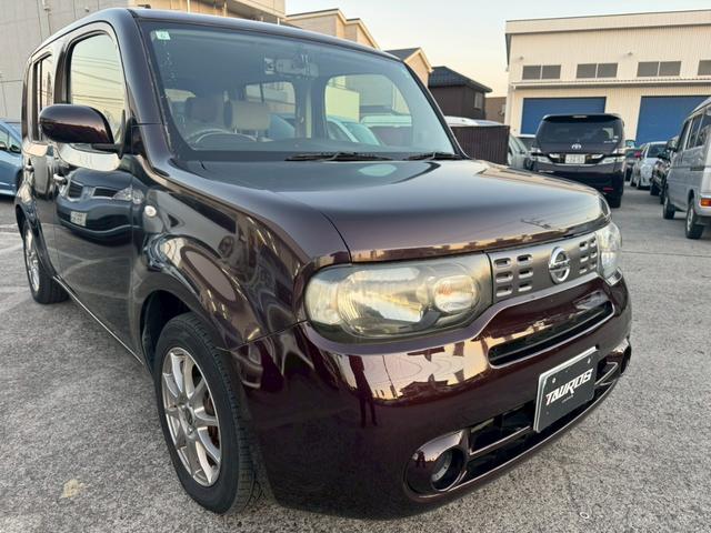 キューブ １５Ｘ　ナビ／テレビ／Ｂｌｕｅｔｏｏｔｈ／デジタルインナーミラー／ＥＴＣ／マニュアルエアコン／シガーソケット／電格ミラー／レベライザー／パワーウィンドウ／パワーステアリング／社外アルミホイール（7枚目）