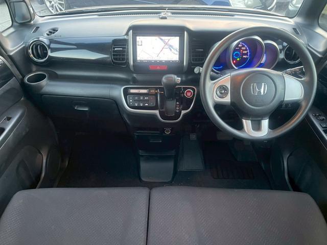 N-BOX+ G・Lパッケージ ナビ/テレビ/Bモニター/ETC/ドラレコ/両側電動スライドドア/スマートプッシュスタート/横滑り防止/オートライト/スペアキー/シガーソケット/パワーウィンドウ/純正アルミ(15枚目)