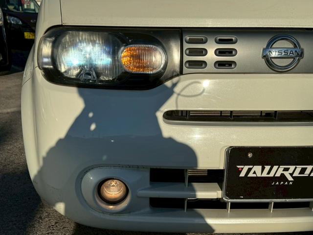 キューブ １５Ｘ　Ｍセレクション　社外ナビ／社外１５インチアルミホイール／ＨＩＤヘッドライト／マニュアルエアコン／ＥＴＣ／スマートキー／プッシュスタート／スペアキー／運転席助手席エアバック／ユーザー買取車（14枚目）