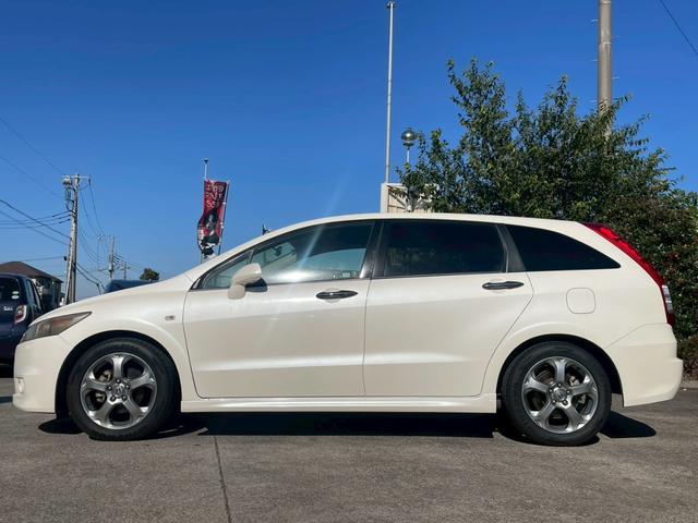 ストリーム ＲＳＺ　ナビ／Ｂモニター／ＥＴＣ／パドルシフト／クルーズコントロール／オートライト／電格ミラー／パワーウィンドウ／パワーステアリング／シガーソケット／スペアキー／純正アルミホイール（12枚目）