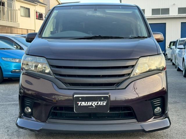 セレナ ハイウェイスター　Ｖセレクション　社外エアロ／バックカメラ／フルセグＴＶ／フリップダウンモニター／純正アルミホイール／ＬＥＤヘッドライト／ＥＴＣ／社外マフラー／社外車高調／タワーバー／シーケンシャルウインカー／レーダー／社外グリル（7枚目）