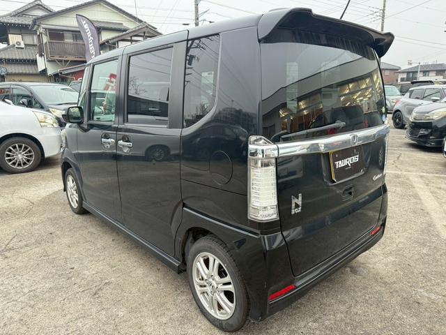 N-BOXカスタム G・Lパッケージ ユーザー買取車/ナビ/両側電動スライドドア/スマートキー/プッシュスタート/純正14インチアルミホイール/HIDヘッドライト/運転席助手席エアバック/スペアキー(11枚目)