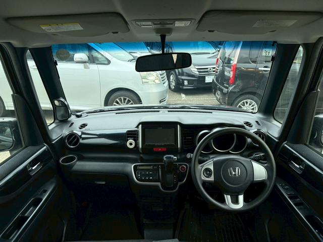 N-BOXカスタム G・Lパッケージ ユーザー買取車/ナビ/両側電動スライドドア/スマートキー/プッシュスタート/純正14インチアルミホイール/HIDヘッドライト/運転席助手席エアバック/スペアキー(15枚目)