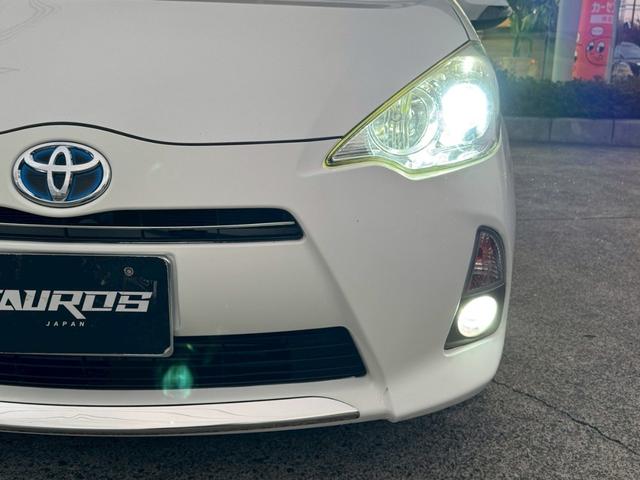 アクア Ｌ　社外ナビ／純正１７インチアルミホイール／バックカメラ／ＬＥＤヘッドライト／オートマニュアルエアコン／ＥＴＣ／ユーザー買取車両／ワンオーナー車／スマートキー／エアバック（12枚目）