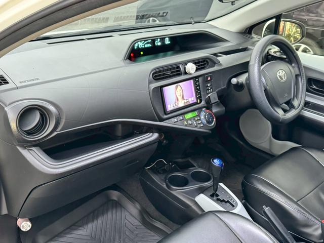 アクア Ｌ　社外ナビ／純正１７インチアルミホイール／バックカメラ／ＬＥＤヘッドライト／オートマニュアルエアコン／ＥＴＣ／ユーザー買取車両／ワンオーナー車／スマートキー／エアバック（20枚目）