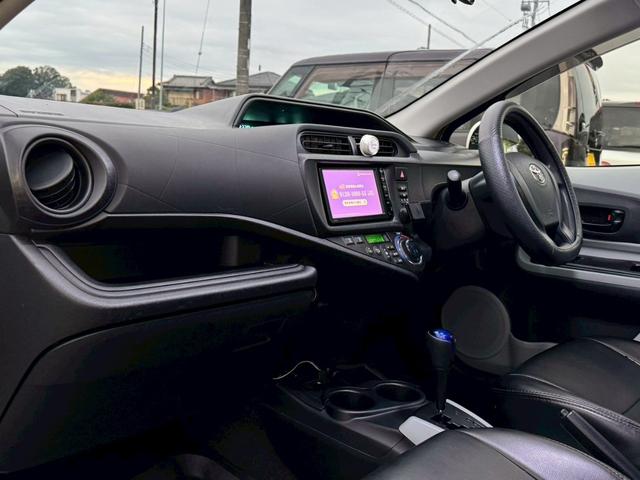 アクア Ｌ　社外ナビ／純正１７インチアルミホイール／バックカメラ／ＬＥＤヘッドライト／オートマニュアルエアコン／ＥＴＣ／ユーザー買取車両／ワンオーナー車／スマートキー／エアバック（21枚目）