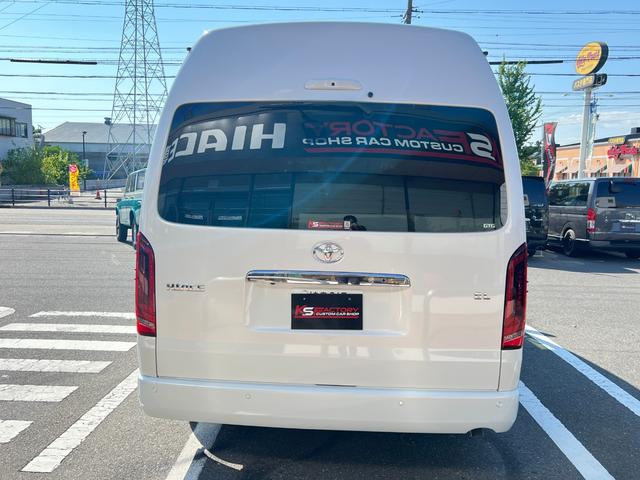 ハイエースコミューター スーパーロングGL 未登録新車/ディーゼルターボ/10人乗り3ナンバー構構造更済/11インチディスプレイオーディオ/ETC/前後カメラドラレコ/シートカバー/ローダウン/16AW/フロントスポイラー/LEDテール/TSS(5枚目)