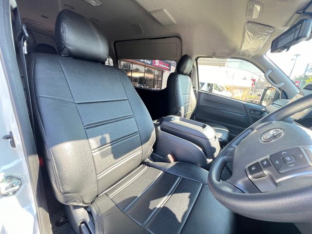 ハイエースコミューター スーパーロングGL 未登録新車/ディーゼルターボ/10人乗り3ナンバー構構造更済/11インチディスプレイオーディオ/ETC/前後カメラドラレコ/シートカバー/ローダウン/16AW/フロントスポイラー/LEDテール/TSS(13枚目)