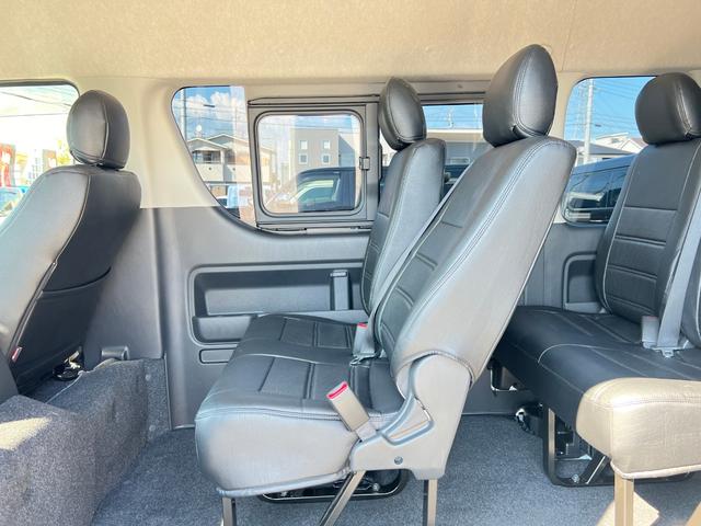 ハイエースコミューター スーパーロングGL 未登録新車/ディーゼルターボ/10人乗り3ナンバー構構造更済/11インチディスプレイオーディオ/ETC/前後カメラドラレコ/シートカバー/ローダウン/16AW/フロントスポイラー/LEDテール/TSS(18枚目)