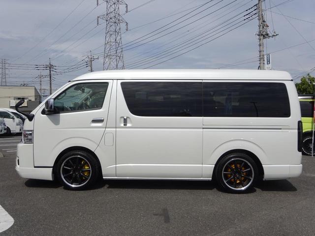 ハイエースワゴン ＧＬ　新車未登録／ＰＶＭ／アルパインＢＩＧ－Ｘ／１２インチ後席モニター／プラクラ／フルセグ／デジタルミラー／全周囲カメラ／ＴＳＳ／シートカバー／ＬＥＤヘッド＆フォグ／１８インチホイール／ローダウン／カスタム（14枚目）