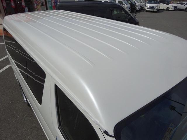 ハイエースワゴン ＧＬ　新車未登録／ＰＶＭ／アルパインＢＩＧ－Ｘ／１２インチ後席モニター／プラクラ／フルセグ／デジタルミラー／全周囲カメラ／ＴＳＳ／シートカバー／ＬＥＤヘッド＆フォグ／１８インチホイール／ローダウン／カスタム（20枚目）