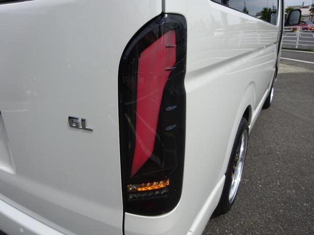 ハイエースワゴン ＧＬ　新車未登録／ＰＶＭ／アルパインＢＩＧ－Ｘ／１２インチ後席モニター／プラクラ／フルセグ／デジタルミラー／全周囲カメラ／ＴＳＳ／シートカバー／ＬＥＤヘッド＆フォグ／１８インチホイール／ローダウン／カスタム（31枚目）