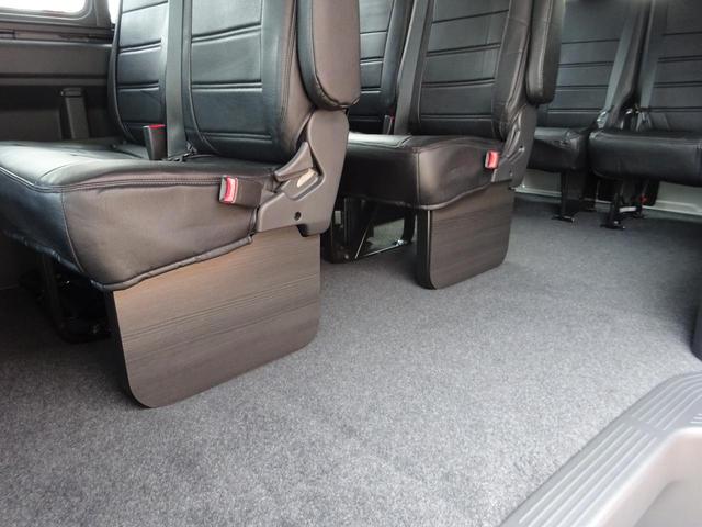 ハイエースワゴン ＧＬ　新車未登録／ＰＶＭ／アルパインＢＩＧ－Ｘ／１２インチ後席モニター／プラクラ／フルセグ／デジタルミラー／全周囲カメラ／ＴＳＳ／シートカバー／ＬＥＤヘッド＆フォグ／１８インチホイール／ローダウン／カスタム（49枚目）