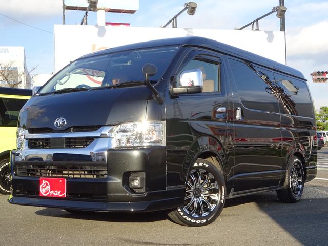 ハイエースワゴン ＧＬ　ユーザー買取車／内装架装／ベッドキット／キャンピングカー仕様／フルセグナビ／後席モニター／フリップダウンモニター／フローリング仕様／パノラミックビュ／全方位カメラ／フルフラット／ユーアイビークル足回り（39枚目）