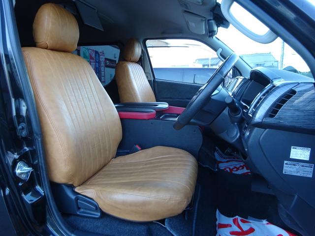 ハイエースワゴン ＧＬ　ユーザー買取車／内装架装／ベッドキット／キャンピングカー仕様／フルセグナビ／後席モニター／フリップダウンモニター／フローリング仕様／パノラミックビュ／全方位カメラ／フルフラット／ユーアイビークル足回り（41枚目）