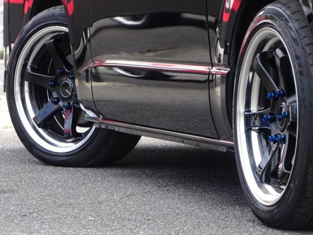 ハイエースワゴン GL ファインテックツアラー/バットフェイスボンネット/ローダウン/強化スタビライザー/ALPINE BICX/ALPINEフリップダウン12.8型/パノラミックビューモニター/KBレーシング18インチAW(20枚目)