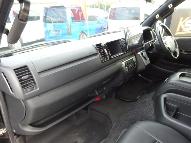 ハイエースワゴン GL ファインテックツアラー/バットフェイスボンネット/ローダウン/強化スタビライザー/ALPINE BICX/ALPINEフリップダウン12.8型/パノラミックビューモニター/KBレーシング18インチAW(59枚目)