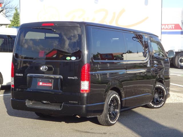 ハイエースバン スーパーGL ダークプライムII Essexフロントデュフィーザー/フルフラット/ルームキャリア/フルセグナビ/バックカメラ/ETC/LEDヘッドライト/ETC/スマートキー/プッシュスタート/社外AW16インチ/トーヨータイヤ(15枚目)