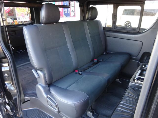 ハイエースバン スーパーGL ダークプライムII Essexフロントデュフィーザー/フルフラット/ルームキャリア/フルセグナビ/バックカメラ/ETC/LEDヘッドライト/ETC/スマートキー/プッシュスタート/社外AW16インチ/トーヨータイヤ(33枚目)