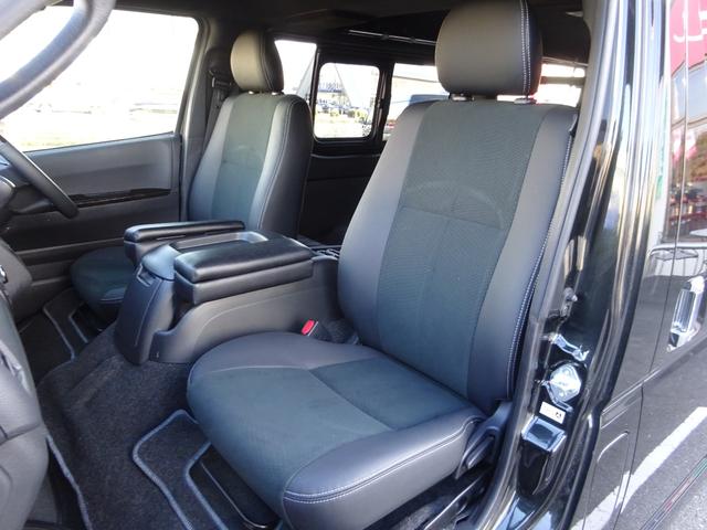 ハイエースバン スーパーGL ダークプライムII Essexフロントデュフィーザー/フルフラット/ルームキャリア/フルセグナビ/バックカメラ/ETC/LEDヘッドライト/ETC/スマートキー/プッシュスタート/社外AW16インチ/トーヨータイヤ(34枚目)