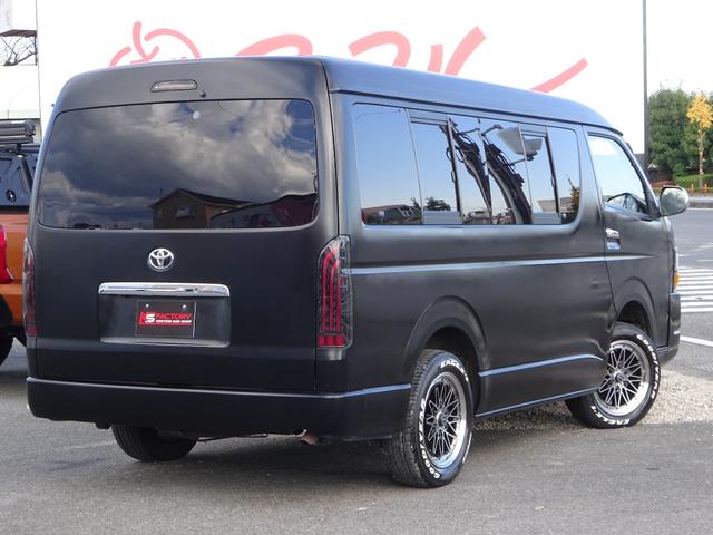 ハイエースワゴン ＧＬ　Ｒｅｎｏｃａコーストライン／角目４灯／パワースライドドア／アルパインＢＩＧ－Ｘ１１インチフルセグナビ／後席モニター／マッドブラック全塗装／４ＷＤ車／３ナンバー１０人乗り乗用／車検整備付／１７インチＡＷ（41枚目）