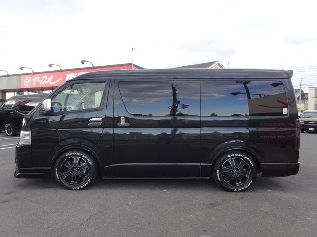 ハイエースワゴン GL FLEX内装架装Ver1/ワンオーナー車/フルフラットベッド/床フローリング加工/脱着式テーブル/パノラミックビューモニター/全方位カメラ/フルセグナビ/ETC/デジタルインナーミラー/17インチAW(10枚目)