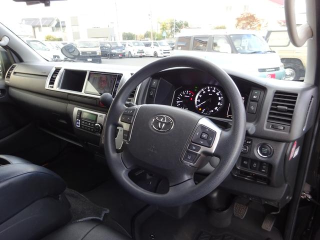 ハイエースワゴン GL FLEX内装架装Ver1/ワンオーナー車/フルフラットベッド/床フローリング加工/脱着式テーブル/パノラミックビューモニター/全方位カメラ/フルセグナビ/ETC/デジタルインナーミラー/17インチAW(32枚目)