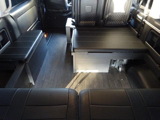ハイエースワゴン GL FLEX内装架装Ver1/ワンオーナー車/フルフラットベッド/床フローリング加工/脱着式テーブル/パノラミックビューモニター/全方位カメラ/フルセグナビ/ETC/デジタルインナーミラー/17インチAW(66枚目)
