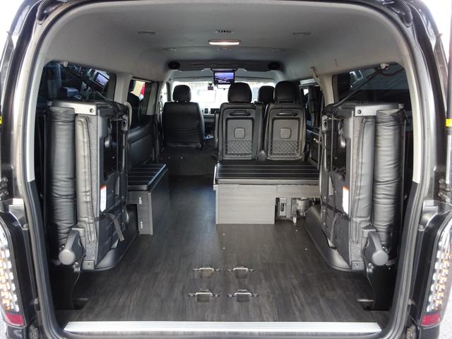 ハイエースワゴン GL FLEX内装架装Ver1/ワンオーナー車/フルフラットベッド/床フローリング加工/脱着式テーブル/パノラミックビューモニター/全方位カメラ/フルセグナビ/ETC/デジタルインナーミラー/17インチAW(68枚目)