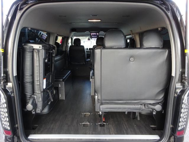 ハイエースワゴン GL FLEX内装架装Ver1/ワンオーナー車/フルフラットベッド/床フローリング加工/脱着式テーブル/パノラミックビューモニター/全方位カメラ/フルセグナビ/ETC/デジタルインナーミラー/17インチAW(69枚目)