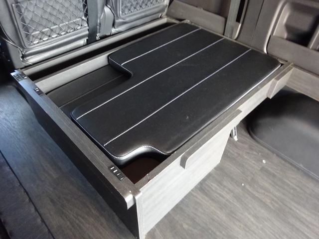ハイエースワゴン GL FLEX内装架装Ver1/ワンオーナー車/フルフラットベッド/床フローリング加工/脱着式テーブル/パノラミックビューモニター/全方位カメラ/フルセグナビ/ETC/デジタルインナーミラー/17インチAW(75枚目)
