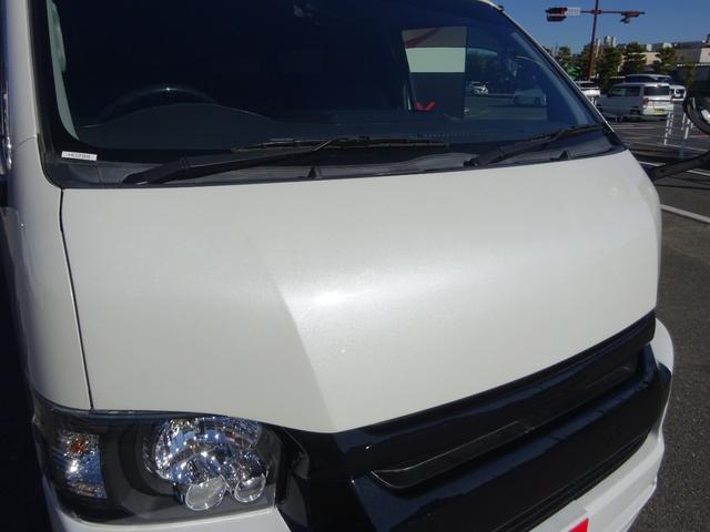 ハイエースワゴン ＧＬ　内装架装／ベッドキット／床フローリング加工／７型フェイス／ＳＤフルセグナビ／後席モニター／ＥＴＣ／パワースライドドア／コンビハンドル／シートカバー／１９インチＡＷ／フルエアロ／インナーブラックライト／（36枚目）