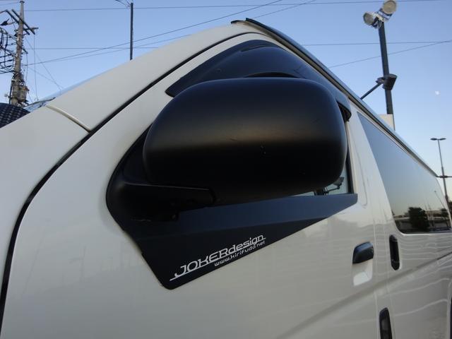 ハイエースワゴン GL ユーザー買取車/ジョーカーデザインフルエアロ/ALPINE BICX/ヴァレンティーヘッドライト/ヴァレンティーLEDテールランプ/ルーフスポイラー/社外ホイール17インチ/フルカスタム(21枚目)