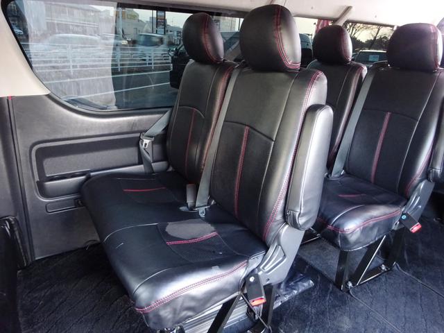 ハイエースワゴン GL ユーザー買取車/ジョーカーデザインフルエアロ/ALPINE BICX/ヴァレンティーヘッドライト/ヴァレンティーLEDテールランプ/ルーフスポイラー/社外ホイール17インチ/フルカスタム(69枚目)