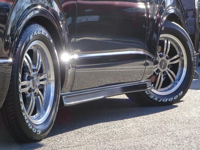 ハイエースバン スーパーGL ダークプライム ワンオーナー車/415コブラフルエアロ/バッドフェイスボンネット/415コブラバッドテール/415コブラバッドラッカー17インチナスカー/スライドレール付後部座席/ベッドキット/両側パワースライドドア(30枚目)