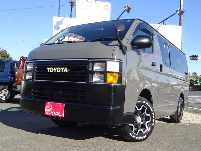 ハイエースバン ロングスーパーGL Renocaコーストライン/角目4灯/新品タイヤ/ベッドキット/ブラウン内装/16インチAW/ナスカータイヤ/フルセグナビ/バックカメラ/コンビハンドル/シートカバーブラウン/タイミングベルト交換済み(7枚目)